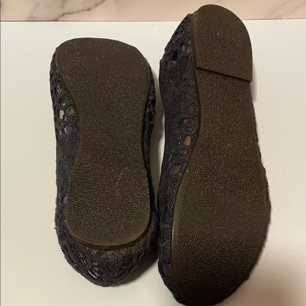 MUDD Navy Blue Lace Ballet Flats Size 6.5 NIB - Picture 4 of 11
